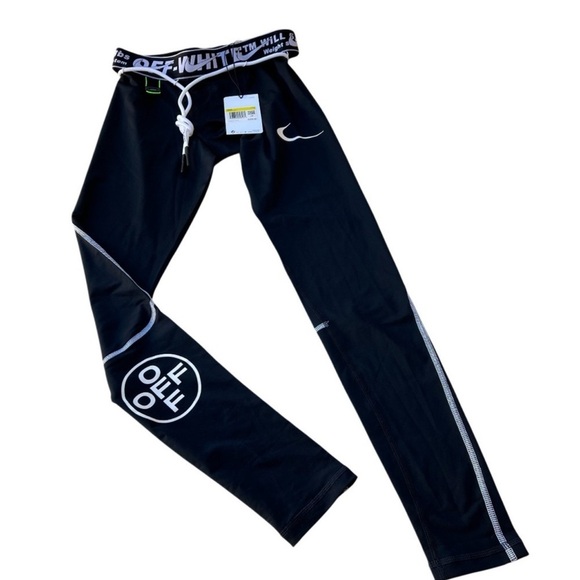 Nike x Off-White Pro Men's Tights - Black Size small - Picture 1 of 7